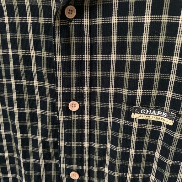 Chaps Ralph Lauren Plaid Short-Sleeve Button-Up - Picture 3 of 5